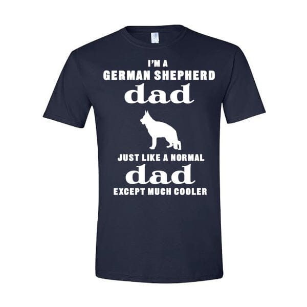 GSS - Cooler German Shepherd Dad T-Shirts German Shepherd Shop Gildan Men's Crewneck Navy S