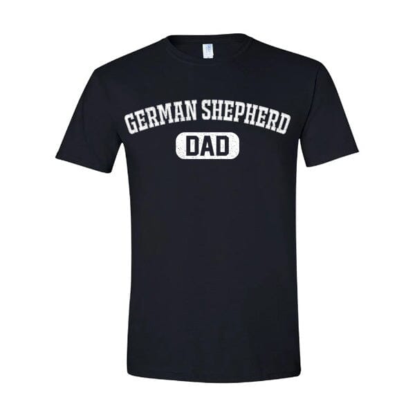 GSS - German Shepherd Dad Merch T-Shirt German Shepherd Shop Gildan Men's Crewneck Black S