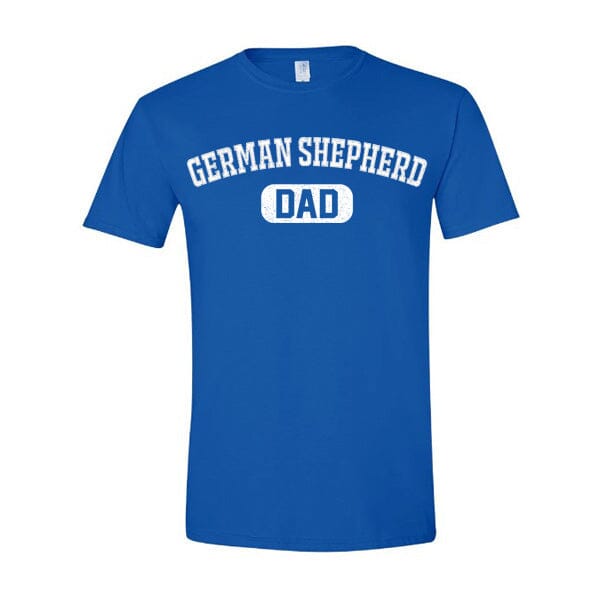 GSS - German Shepherd Dad Merch T-Shirt German Shepherd Shop Gildan Men's Crewneck Royal Blue S