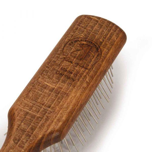 #1 ALL SYSTEMS - Oblong Wood Pin Brush in , durable Pet Combs & Brushes for dogs