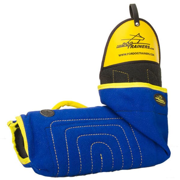 FOR DOG TRAINERS - Dog Bite Sleeve - Intermediate French Linen in , durable for dogs