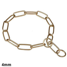 HERM SPRENGER - Curogan Long Link Fur Saver 4mm in , durable Pet Collars & Harnesses for dogs