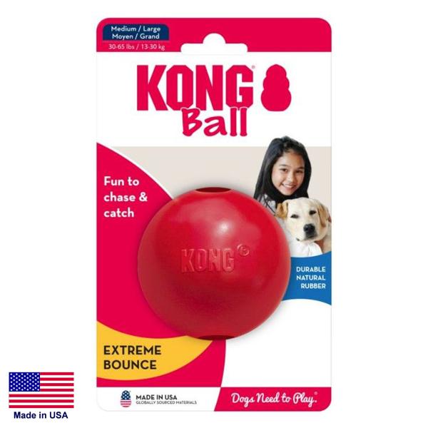 Kong Classic Red Dog Chew Toy with Treat Hole