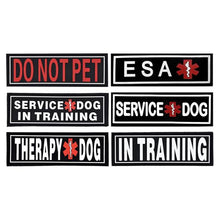 DOGLINE - Pair Of Removable 3D Rubber Dog Harness Patches (3 sizes) in , durable Animals & Pet Supplies for dogs