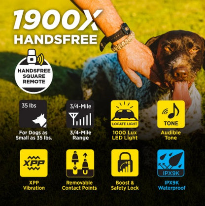 DOGTRA - 1900X HANDSFREE 1-DOG UNIT