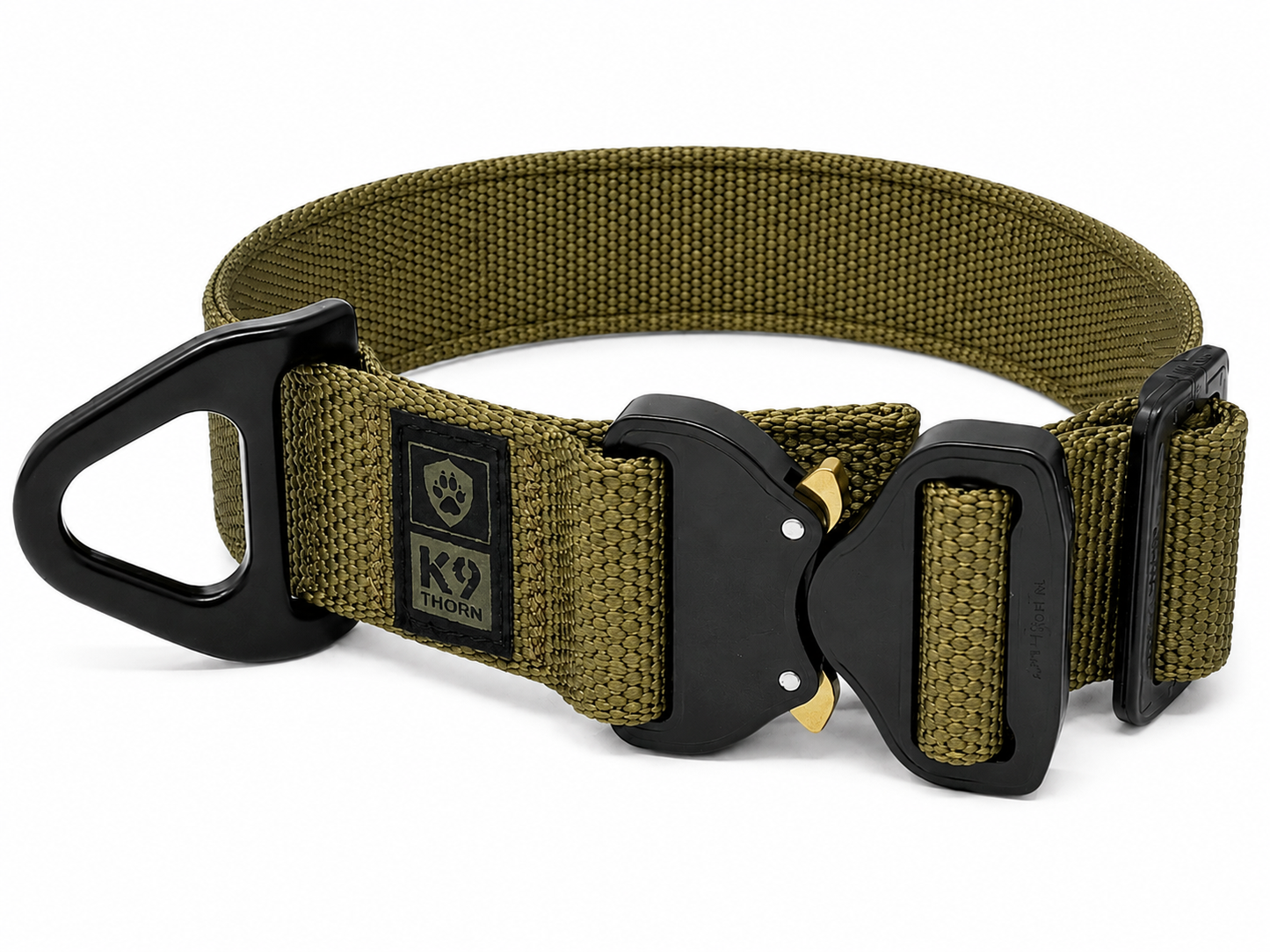 K9 THORN Cobra-Alpha 1.75-Inch Tactical Dog Collar with COBRA Buckle
