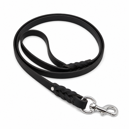 GSS - 3/4" Heavy Duty Harness Leather Dog Leash with Stainless-Steel Clasp