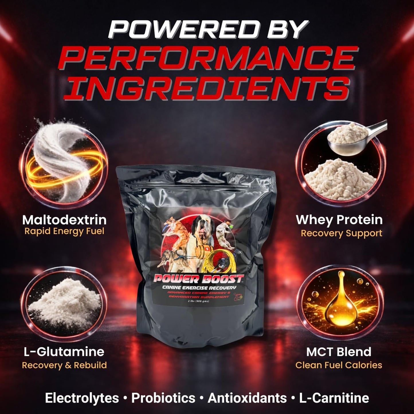 CPN Power Boost for Dogs – Hydration, Energy, Recovery & Joint Support for Working Dogs