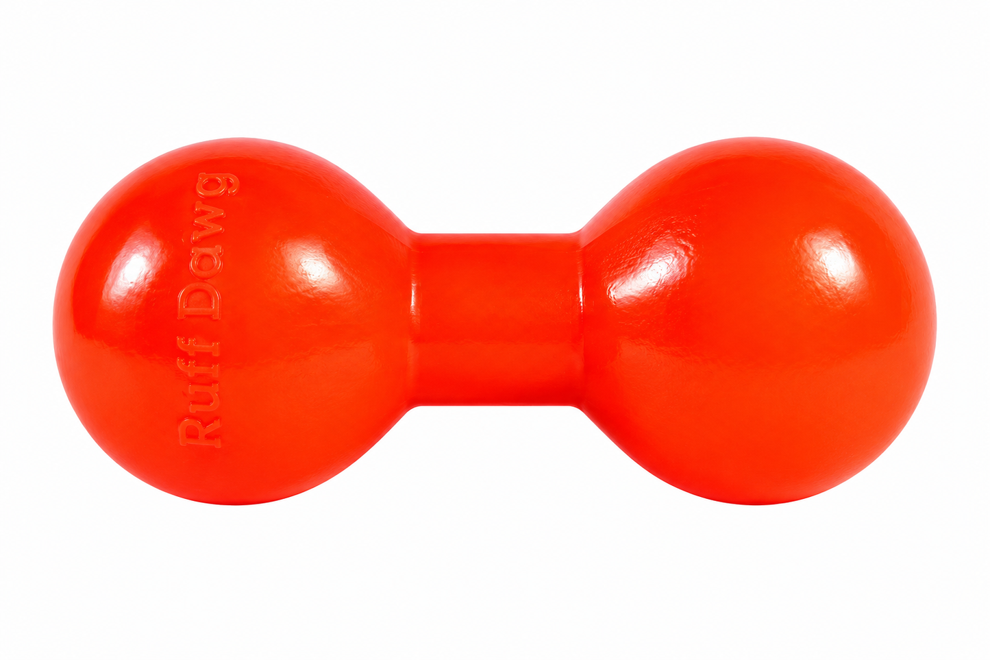 RUFF DAWG Barbell for Aggressive Chewers – Floats, Bounces & Lifetime Guarantee