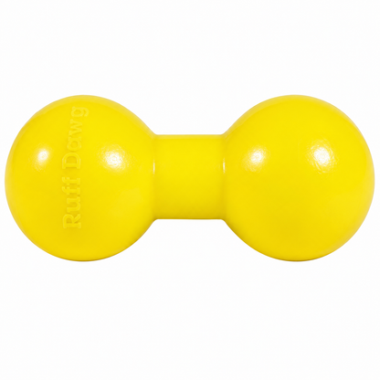 RUFF DAWG Barbell for Aggressive Chewers – Floats, Bounces & Lifetime Guarantee