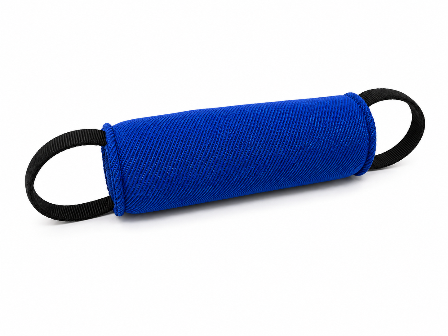 DOGTECH – 12" x 4.25" Synthetic Cylinder Dog Tug with 2 Handles