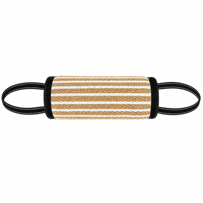 GSS 12" x 3.75" Jute Barrel Bite Roll with 2 Handles