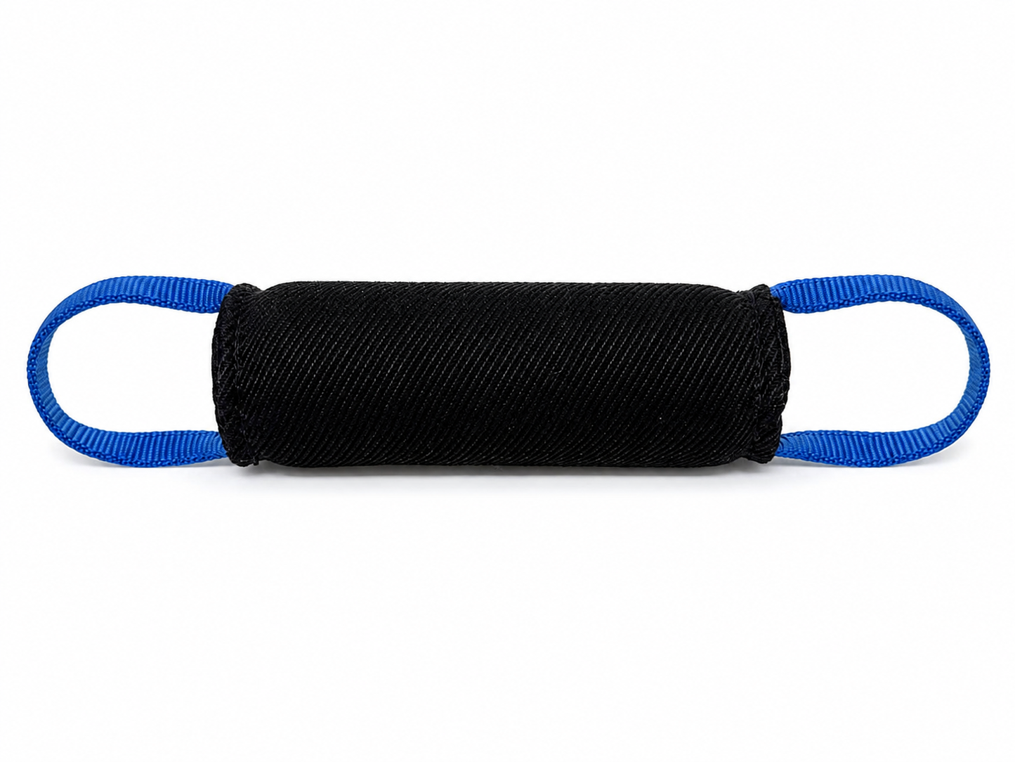 DOGTECH Small 8" x 2.75" Synthetic Cylinder Dog Tug with 2 Handles