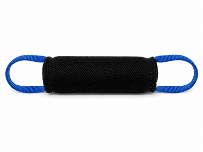 DOGTECH Small 8" x 2.75" Synthetic Cylinder Dog Tug with 2 Handles