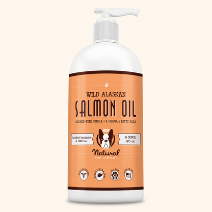 Wild Alaskan Salmon Oil for Dogs – Skin & Coat Support