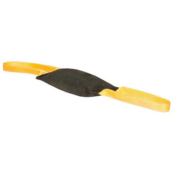 FOR DOG TRAINERS - 'Firm Bite' Leather Tug for Young Dog Training in , durable for dogs