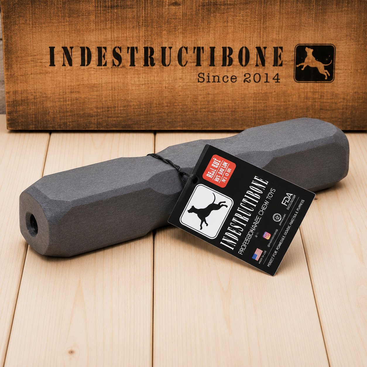 Indestructibone XL Plus for Aggressive Chewers (51–100 lbs) – Ultra Durable & Made in USA