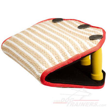 FDT - Jute Bite Builder for Puppies & Young Dogs – 3 Handle Grip Training Tool