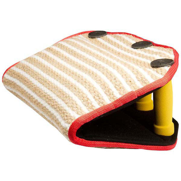 FDT - Jute Bite Builder for Puppies & Young Dogs – 3 Handle Grip Training Tool