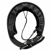DOGTECH Leather Prong Collar Cover with Sidewalls & Velcro Straps