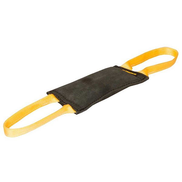 FOR DOG TRAINERS - 'Firm Bite' Leather Tug for Young Dog Training in , durable for dogs