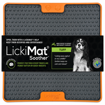 LickiMat Tuff Soother for Dogs – Calming Enrichment Mat, Reduces Anxiety & Boredom