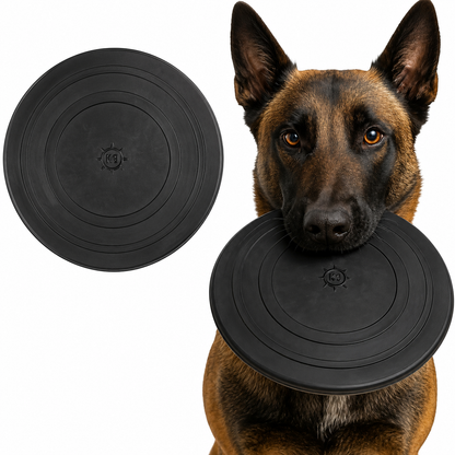 MONSTER K9 Flying Disc for Aggressive Chewers – Indestructible, Ultra Durable Natural Rubber & Lifetime Guarantee