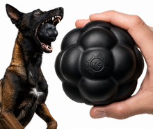 MONSTER K9 Rumble Ball for Aggressive Chewers – Indestructible, Ultra Durable Natural Rubber & Lifetime Guarantee