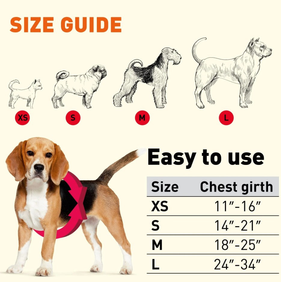 DOGLINE Nylon Flat Step-In Dog Harness