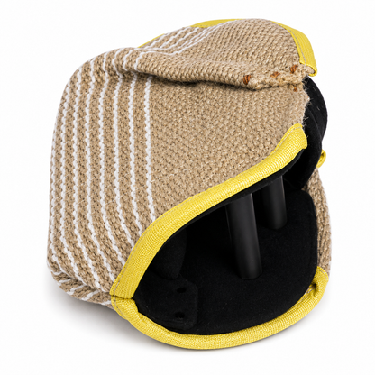 FDT - Jute Puppy Bite Sleeve Builder with 2 Hard Handles & Soft Handle