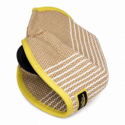 FDT - Jute Puppy Bite Sleeve Builder with 2 Hard Handles & Soft Handle