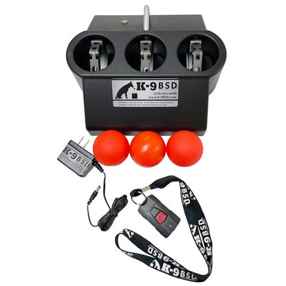 K-9 BSD 3 Ball Launcher – Remote Ball Reward Launcher for Dogs