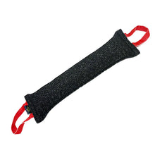 FOR DOG TRAINERS - 24" x 4" French Linen Bite Tug With Two Handles