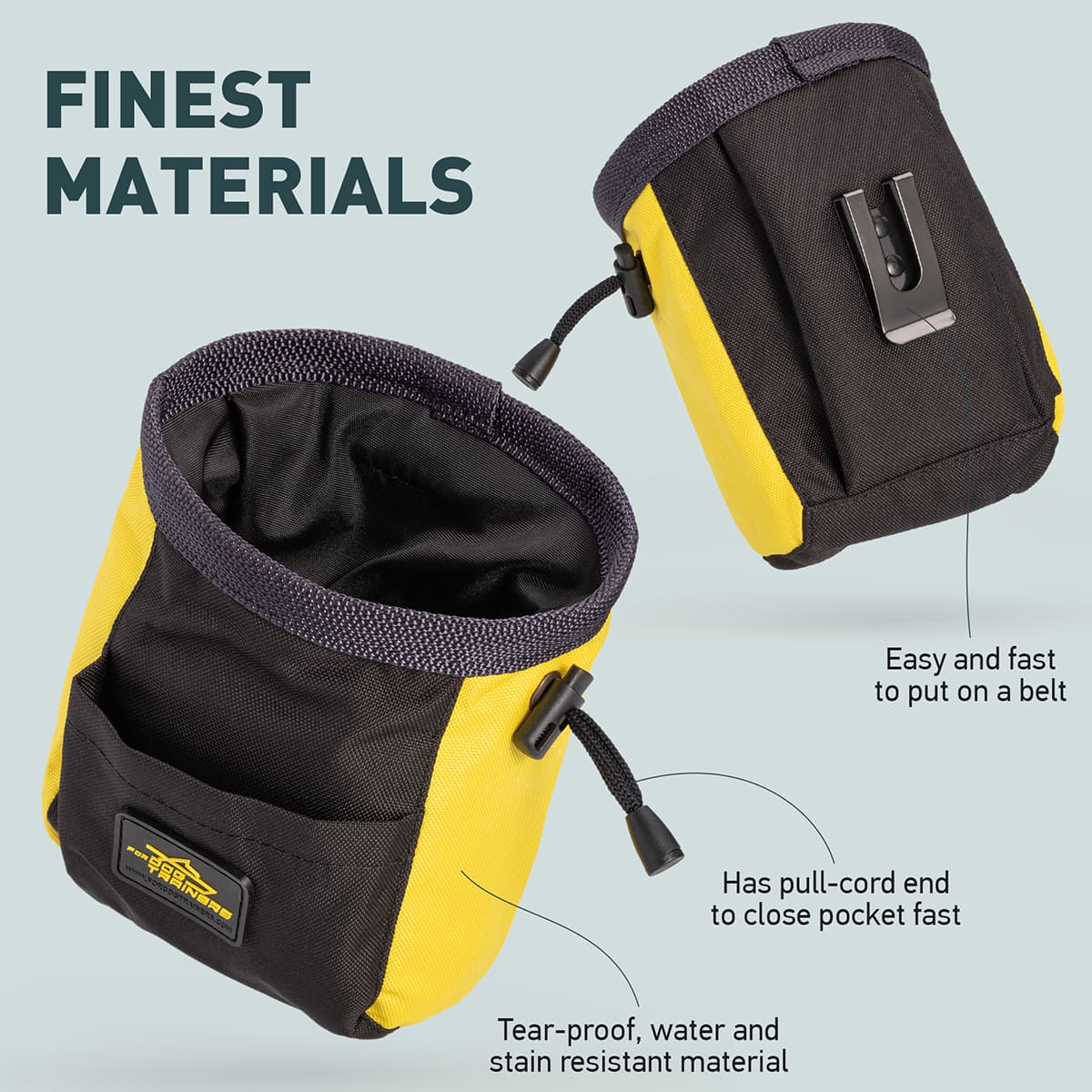 FDT - Speedy Treat Pouch for Dog Training – Quick Access Reward Bag