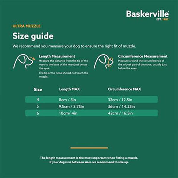 BASKERVILLE - Ultra Muzzle Pet Muzzles Baskerville 
