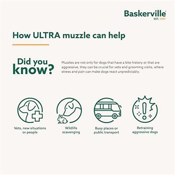BASKERVILLE - Ultra Muzzle Pet Muzzles Baskerville 