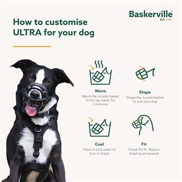 BASKERVILLE - Ultra Muzzle Pet Muzzles Baskerville 