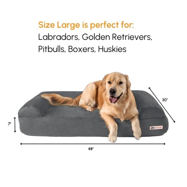 BIG BARKER - 7" Orthopedic Dog Bed Animals & Pet Supplies German Shepherd Shop 
