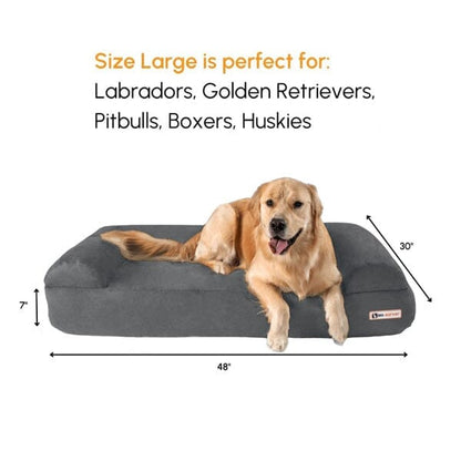 BIG BARKER - 7" Orthopedic Dog Bed Animals & Pet Supplies German Shepherd Shop 