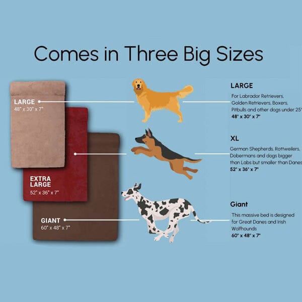 BIG BARKER - 7" Orthopedic Dog Bed Animals & Pet Supplies German Shepherd Shop 