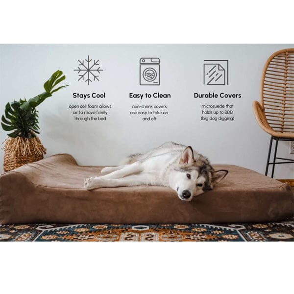 BIG BARKER - 7" Orthopedic Dog Bed Animals & Pet Supplies German Shepherd Shop 