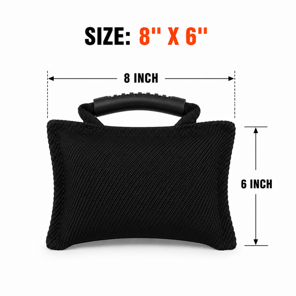 GSS Mini 7.5" x 5.5" French Linen Bite Pillow with 1 Handle