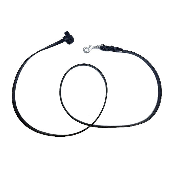 GSS - Heavy Duty Harness Leather Dog Leash with Knot End And Stainless-Steel Clasp