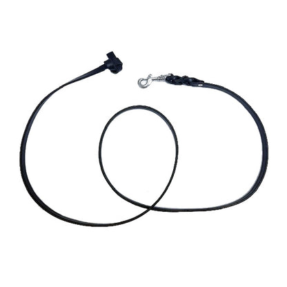 GSS - Heavy Duty Harness Leather Dog Leash with Knot End And Stainless-Steel Clasp