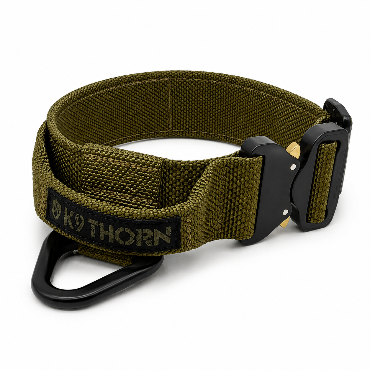 K9 THORN Cobra-Bravo 1.75-Inch Tactical Dog Collar with COBRA Buckle & Handle