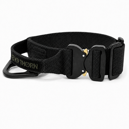 K9 THORN Cobra-Bravo 1.75-Inch Tactical Dog Collar with COBRA Buckle & Handle