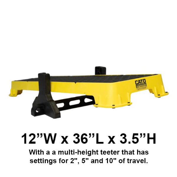 CATO OUTDOORS - Cato Plank XL Platform Cato Outdoors With Tilt Stand Yellow 