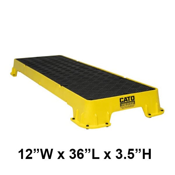 CATO OUTDOORS - Cato Plank XL Platform Cato Outdoors Without Tilt Stand Yellow 