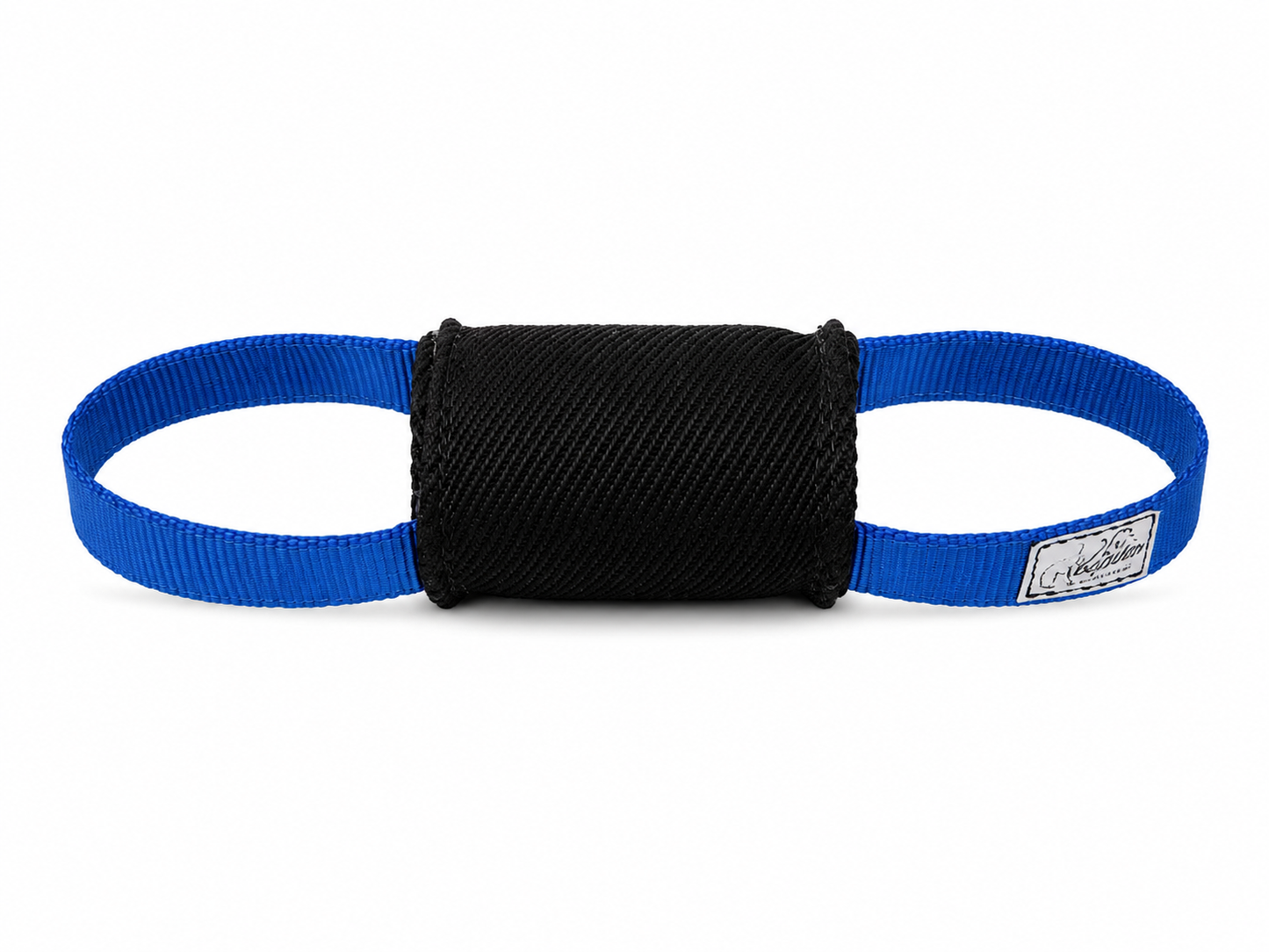 DOGTECH Small 4" x 2.75" Synthetic Cylinder Dog Tug with 2 Handles