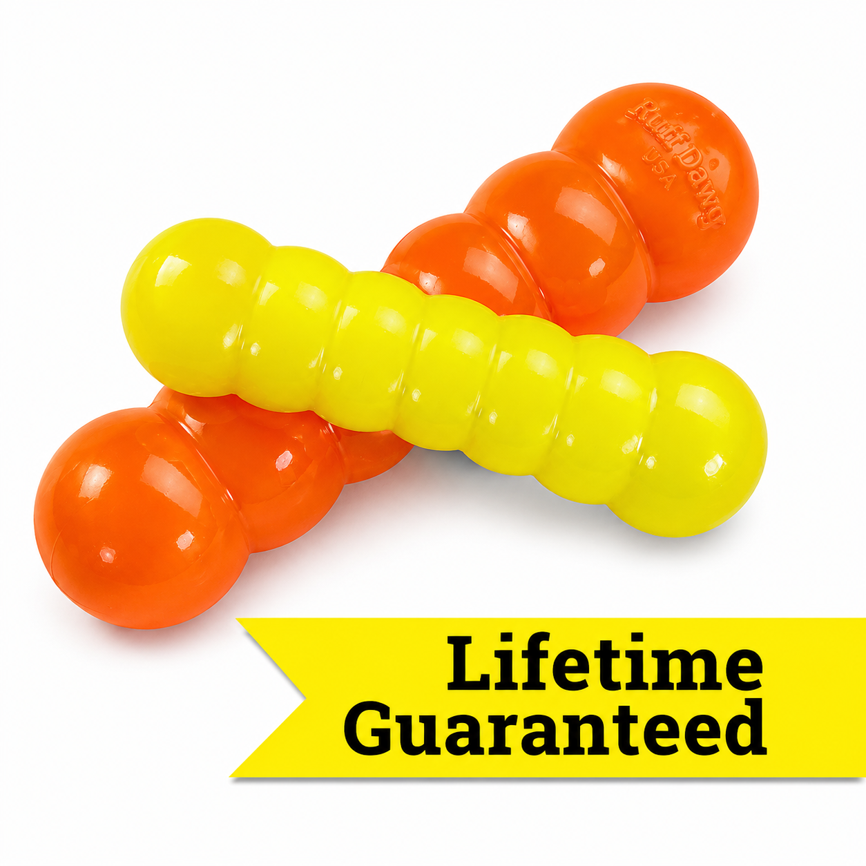RUFF DAWG Dawg-Buster for Aggressive Chewers – Floats & Lifetime Guarantee